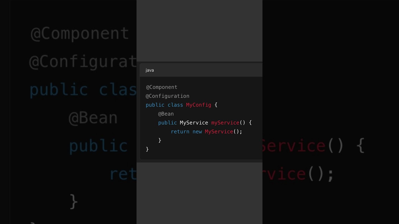 &ldquo;Don&rsquo;t Make This Mistake by Combining @Component with @Configuration in Spring Boot!&rdquo; #springboot