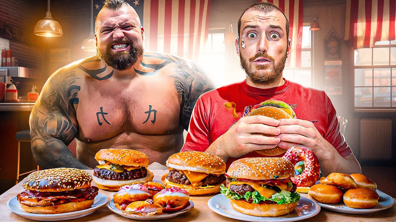 J'ai Tent&eacute; les 16,000 Calories de l'Homme le Plus Fort du Monde...