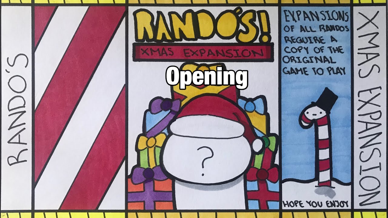 RANDO’S XMAS Expansion Opening | Homemade TCG
