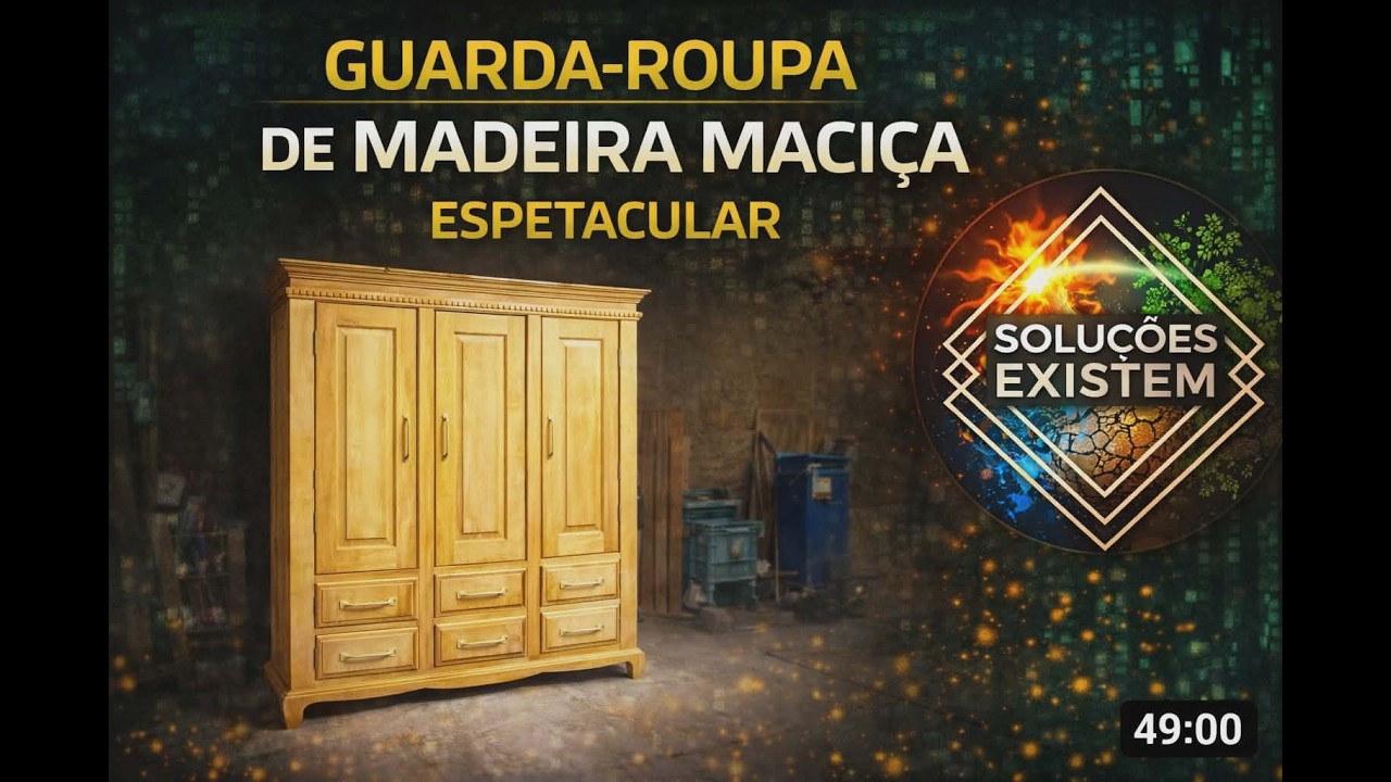 COMO FAZER UM GUARDA-ROUPA DE MADEIRA MACIÇA / Móvel Provençal + Arquitetura Grega, dicas importante