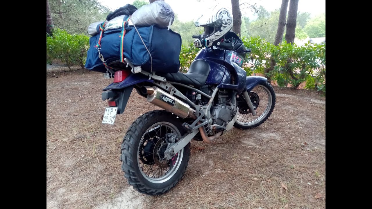 Camping & Cooking - 2 meals with my Kawasaki KLE 500