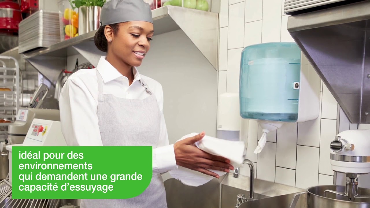 TORK Reflex : Distributeur de papier d'essuyage à dévidage central feuille à feuille