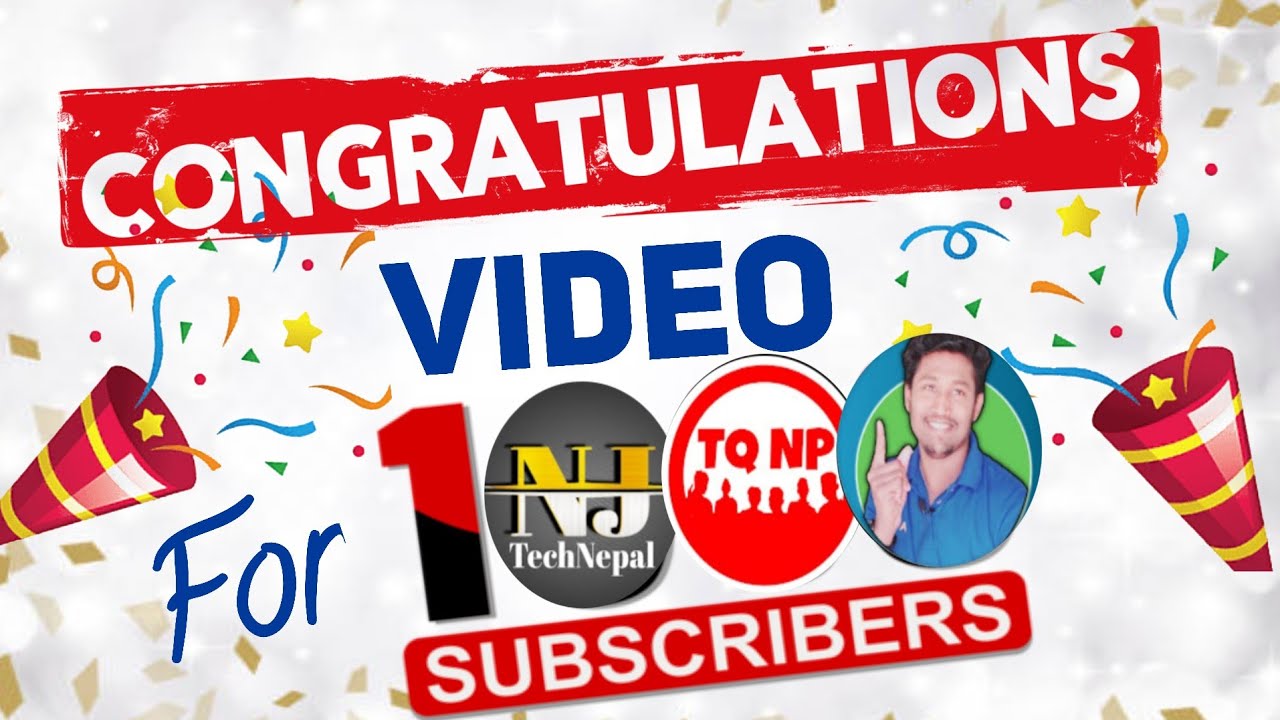 Congratulation Video For 1000 Subscriber | @Naya.jankari.technepal @TechniqueNepal @NepaliTechnicalView