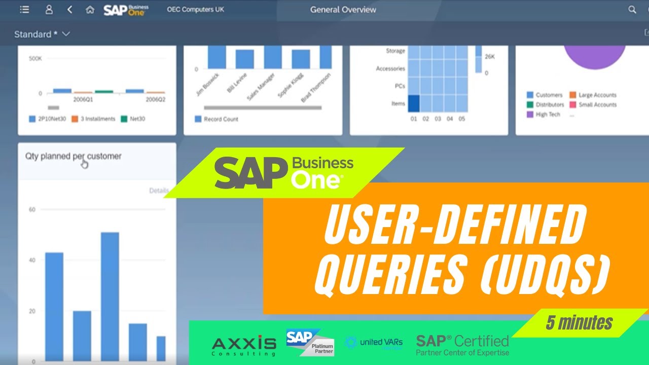 User Defined Queries UDQs in SAP Business One