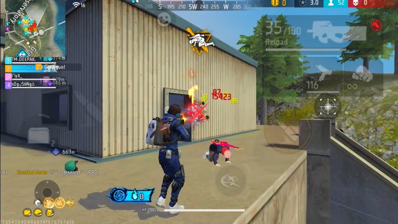 Full Rush Gameplay 🔥 BR Ranked Dominated | Non Stop Kills 💀 | Free Fire