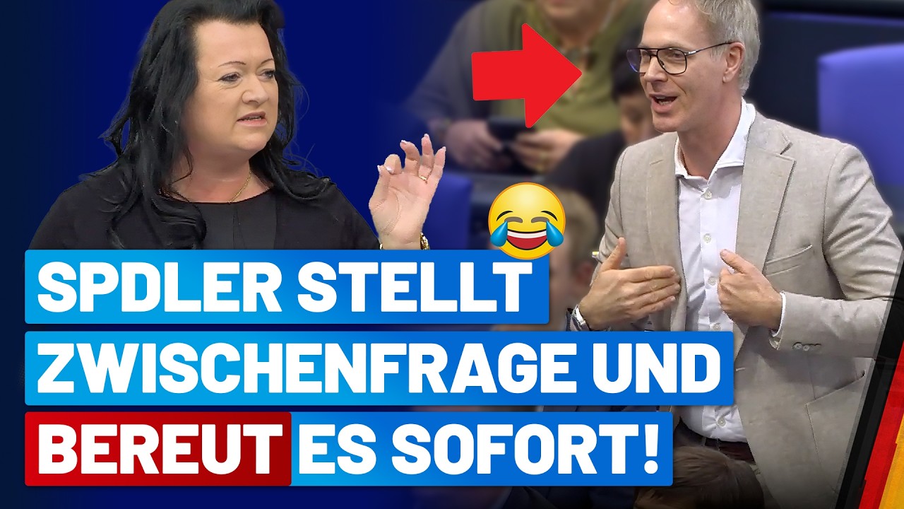 Birgit Bessin in Bestform &ndash; Vizepr&auml;sidentin kommt SPDler zur Hilfe! 😳 - AfD-Fraktion im Bundestag