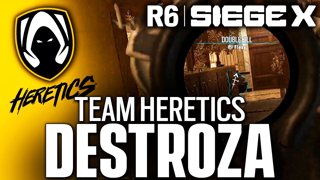 TEAM HERETICS llega a RAINBOW SIX SIEGE y DESTROZA | Team HERETICS Vs NIP |  SIX INVITATIONAL 2026