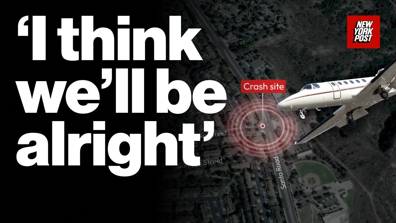 Eerie ATC audio from San Diego plane crash: 'I think we'll be alright'