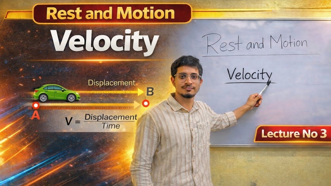 Rest and Motion Lecture 03 || Science || Physics|| Class 09||NCERT ||HC Verma||Mobarrid