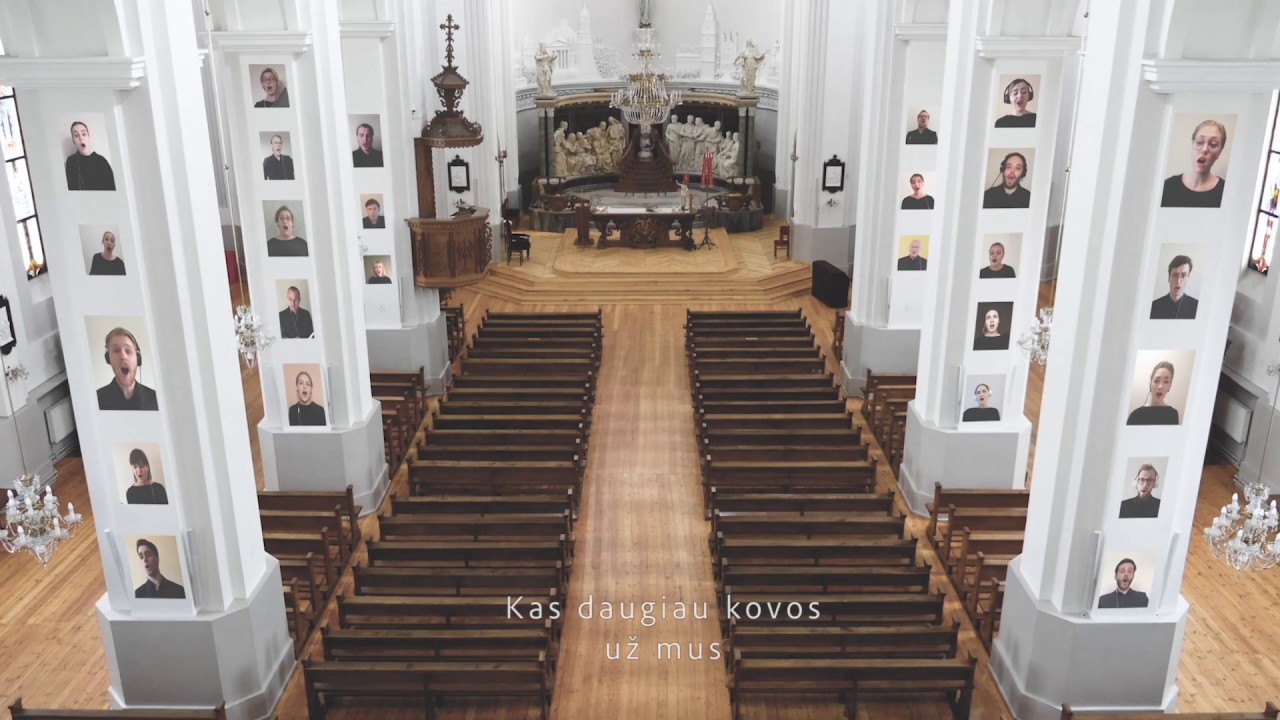Virtualus choras. Vaclovas Augustinas „Da Pacem, Domine“