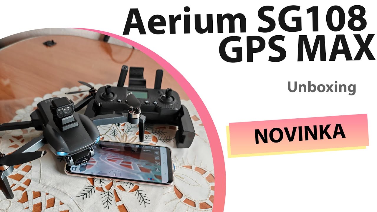 Aerium SG108 GPS Max Unboxing