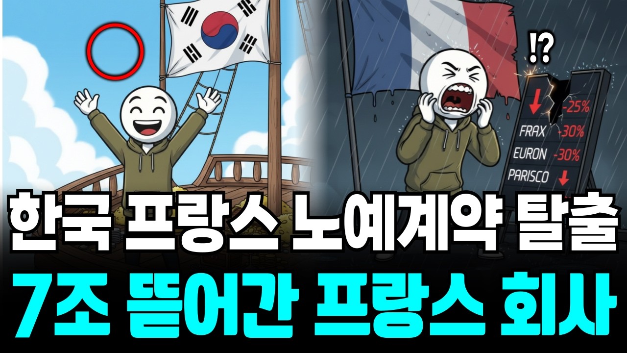 노예계약인 설계도 하나로 한국에서 7조를 뜯어간 프랑스 회사의 결말
