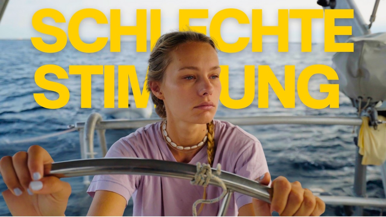 Bootsprofis checken unser Boot ! Schlechte Stimmung.