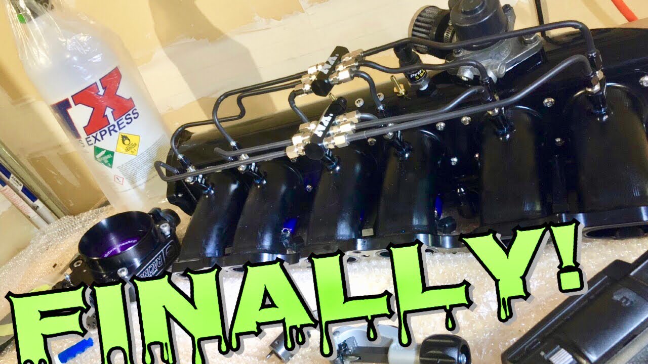 1000hp Supra Build | Part 8 | Nitrous Express Direct Port Nitrous installation!  NX