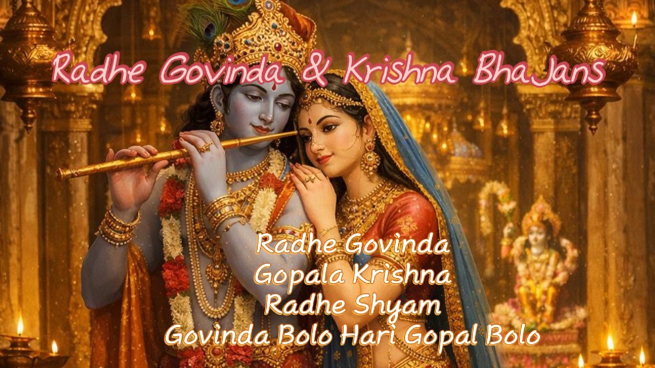 Radhe Govinda & Krishna Bhajans | 48 Min Devotional Krishna Chants for Peace & Meditation