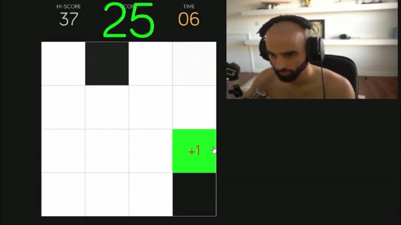Odablock plays the tapping game