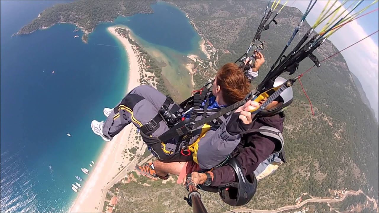 Paragliding Tandemsprong Sky Sports, Oludeniz Fethiye Turkey 2013