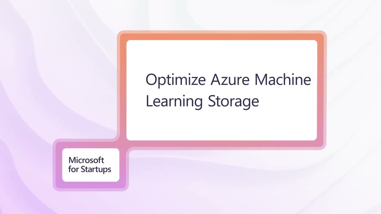 Optimize Azure Machine Learning storage