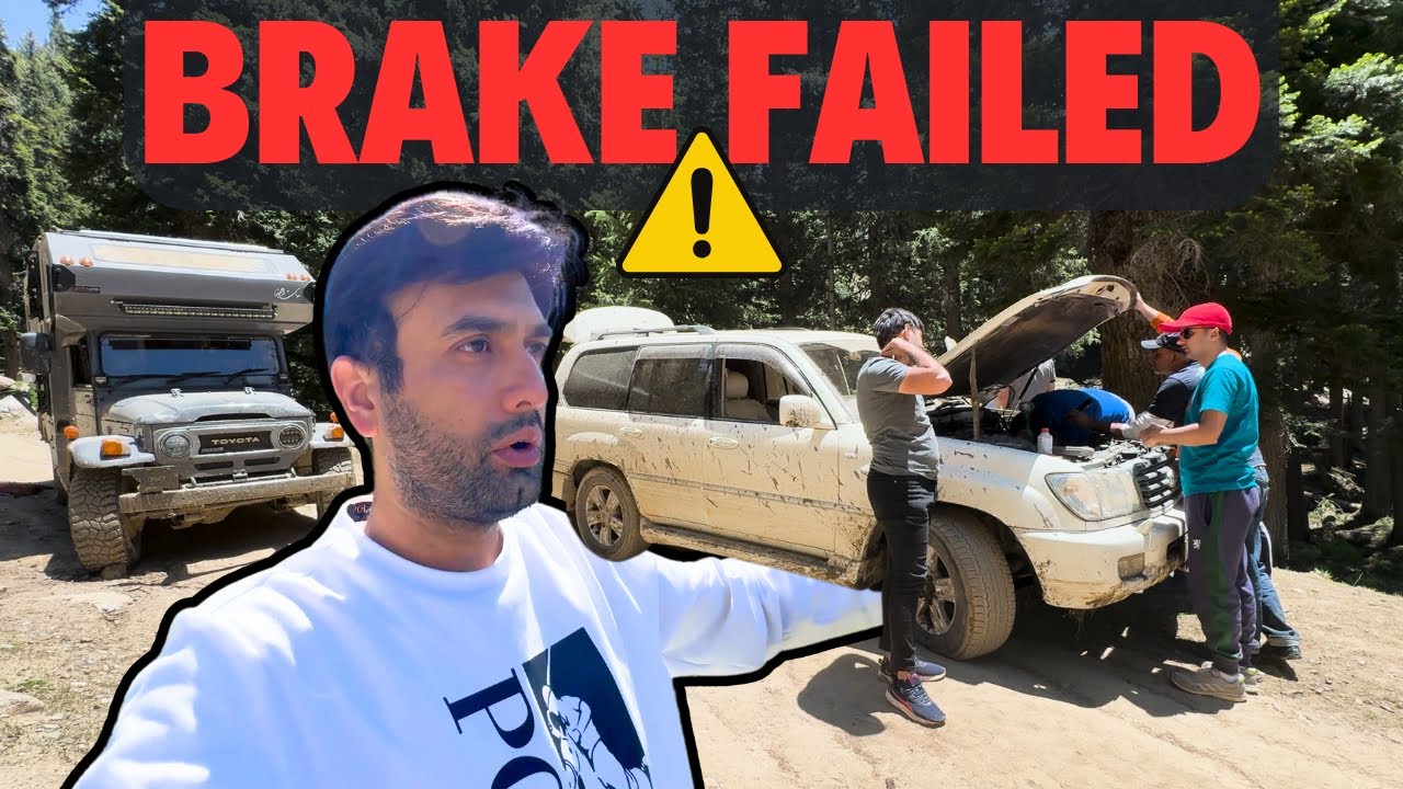 LAND CRUISER'S BRAKE FAILED ON BADGOI KUMRAT TRACK