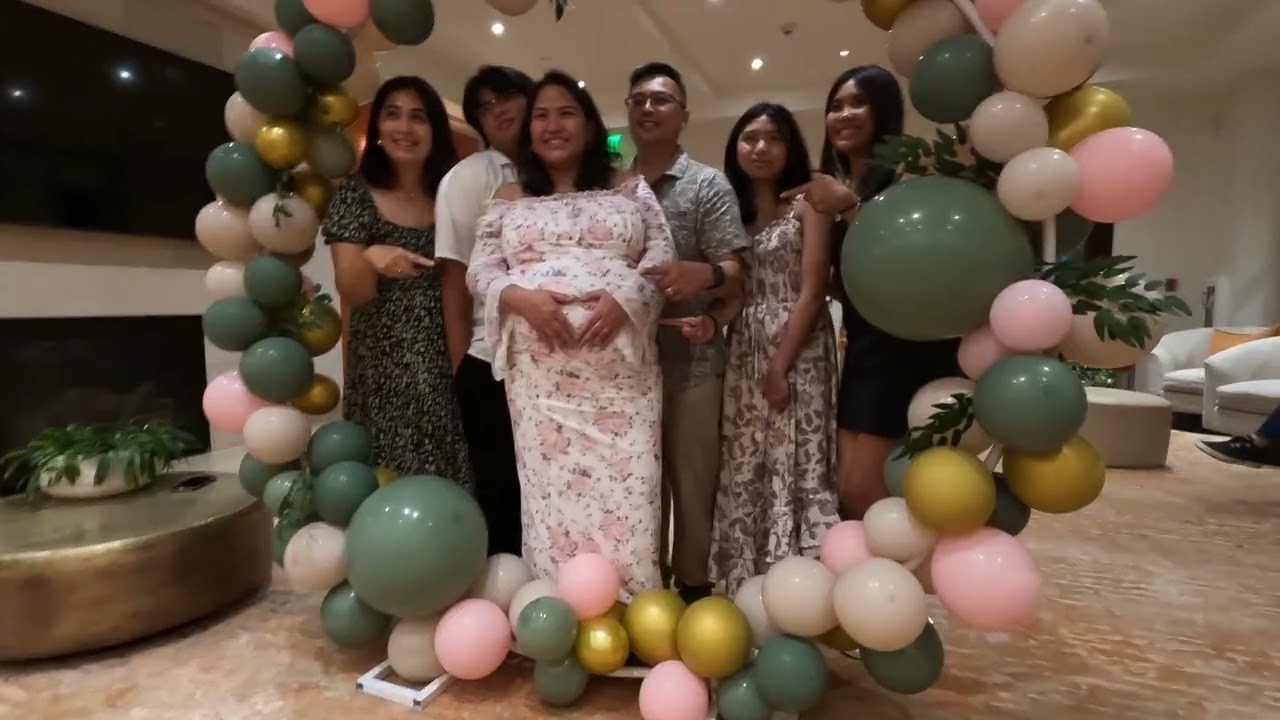 family pics @ Olivia's baby shower