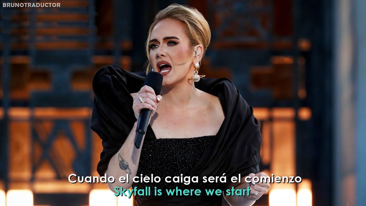Adele - Skyfall // Lyrics + Espa&ntilde;ol [One Night Only]