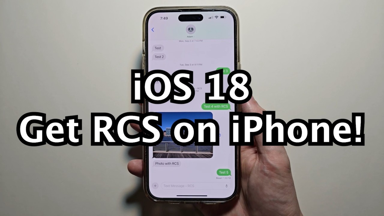 iOS 18 How to Turn On RCS Messaging on iPhone!