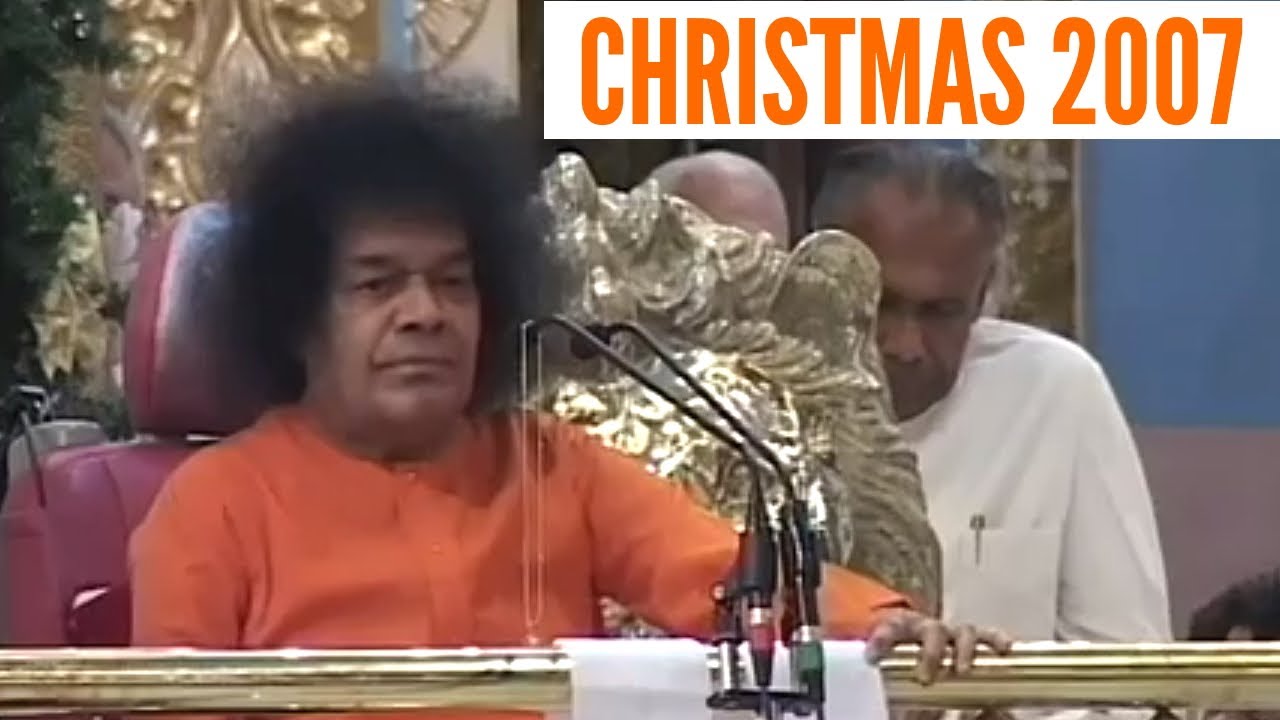 2007 #Christmas Sri #SATHYA #SAI BABA #Discourse COMPLETE