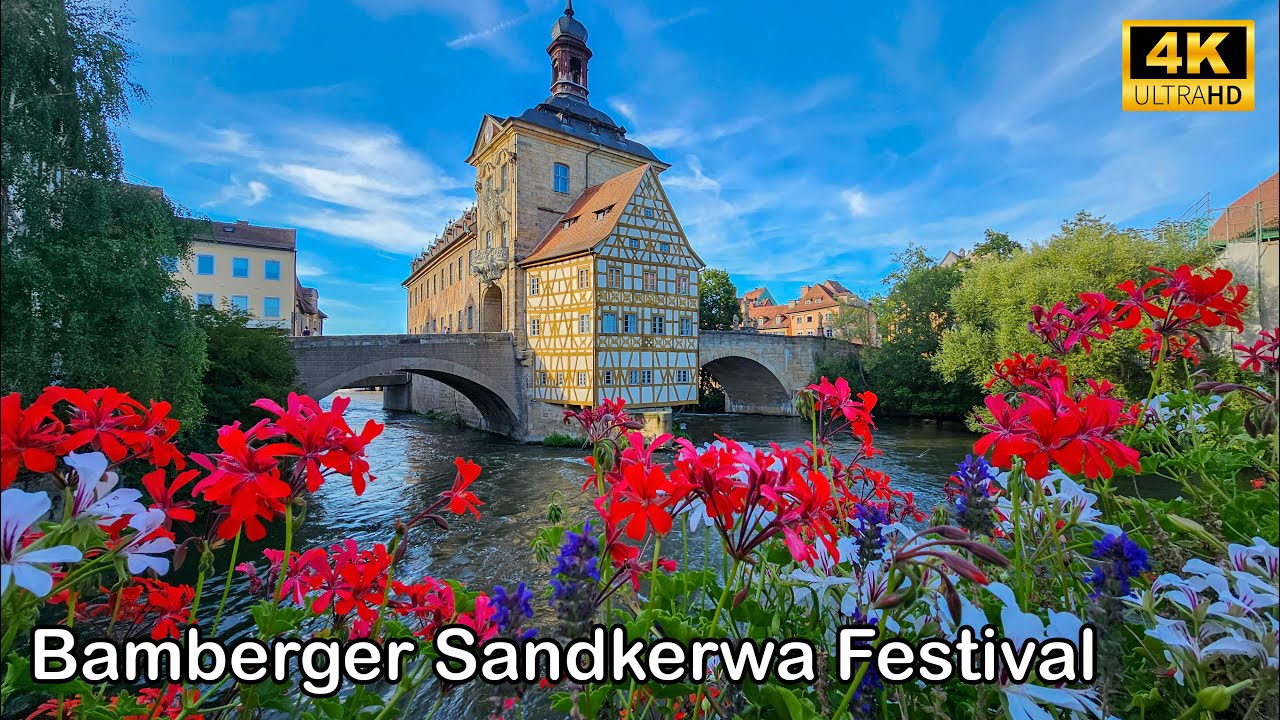 Folk Festival in Bamberg Germany 🇩🇪 || Bamberger Sandkerwa 4K 60 fps
