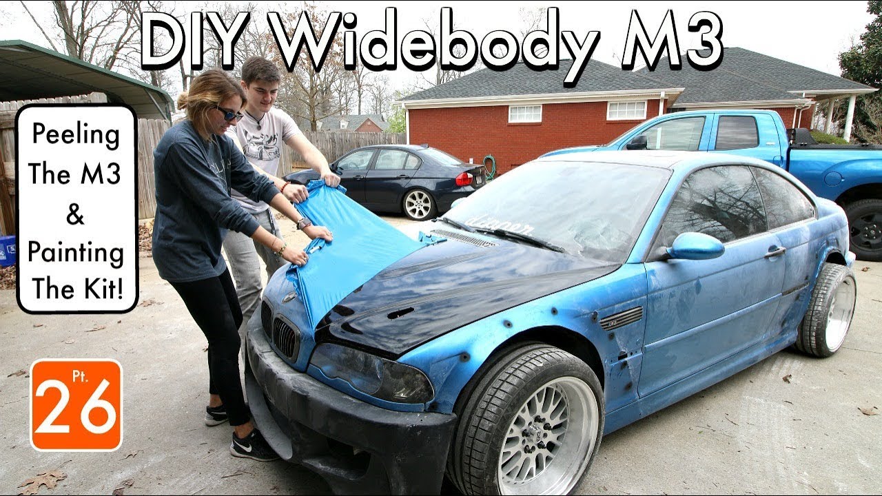 DIY Widebody M3: Painting the kit!