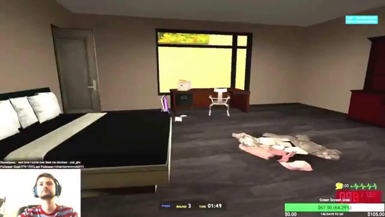 @Veetus got so scared playing PROPS?! (Garry's Mod)