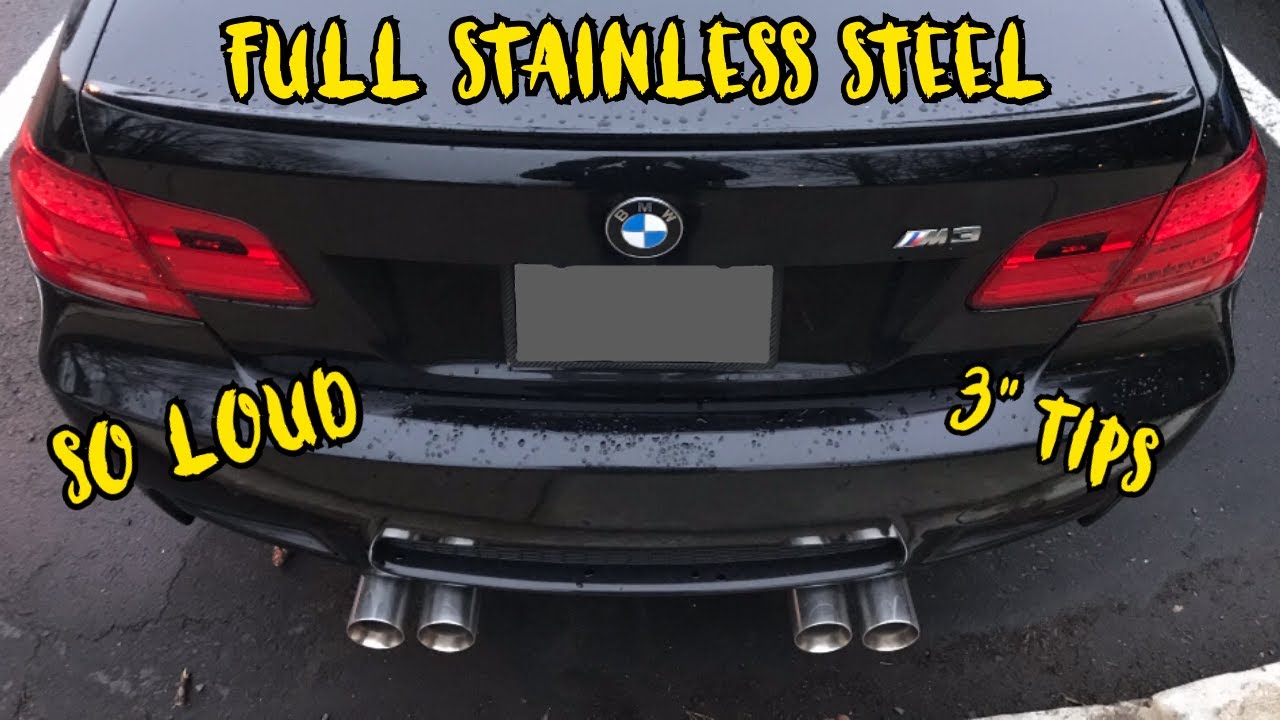 E92 M3 Muffler and Resonator Delete  (SOUNDS DEMONIC)