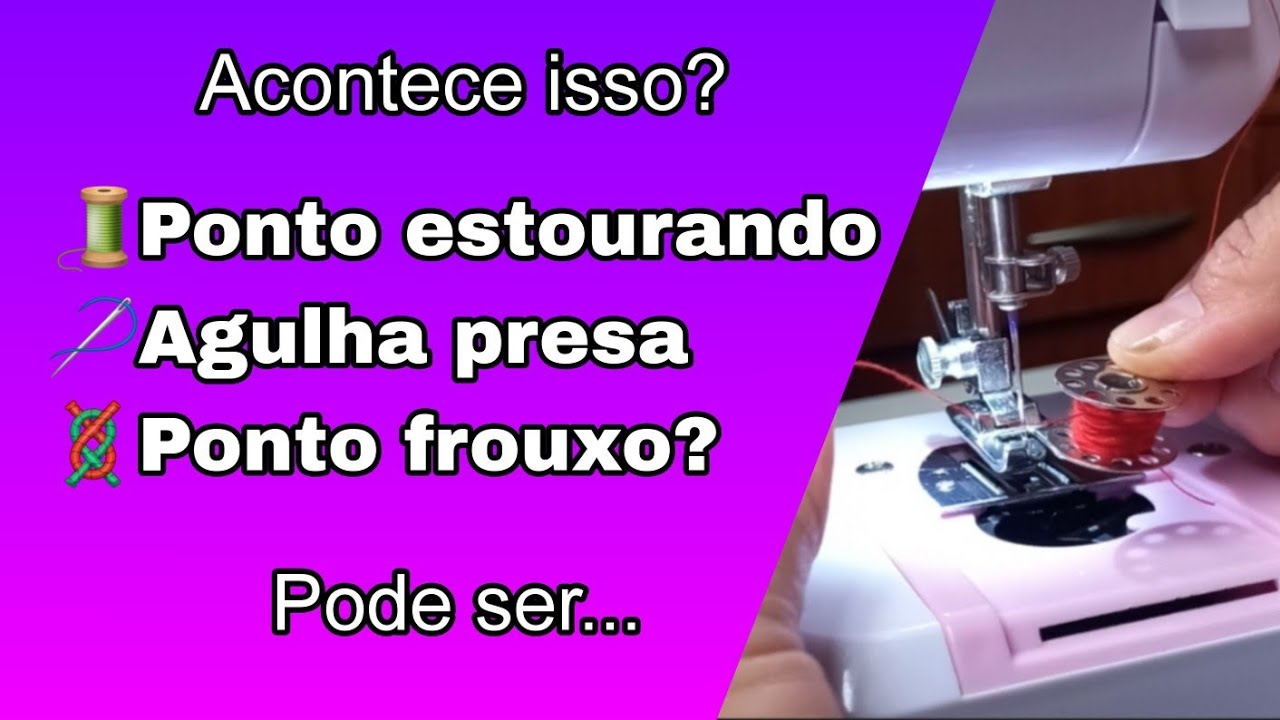 Como encher bobina e pescar linha na MINI MÁQUINA DE COSTURA sem erros? |