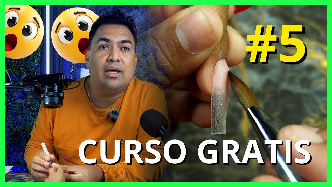 UÑA Acrilica Paso a Paso (CURSO GRATIS) Clase #5