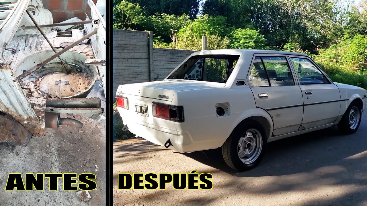 Restauramos medio Corolla ! fabricamos piezas desde 0