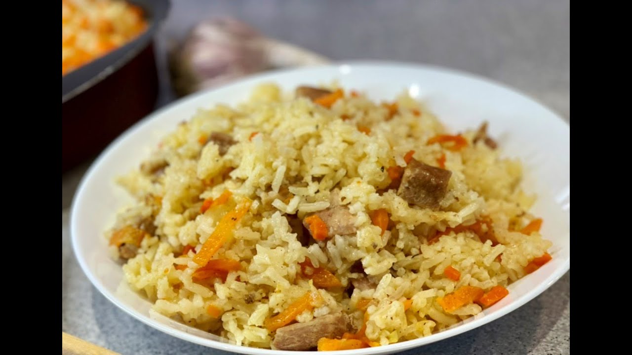 ПЛОВ В МУЛЬТИВАРКЕ. рис с мясом в мультиварке