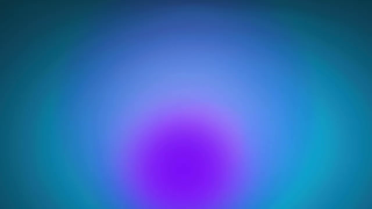 Purple Glow Screen | Teal Blue Ambient Light for Sleep, Relaxation, Meditation