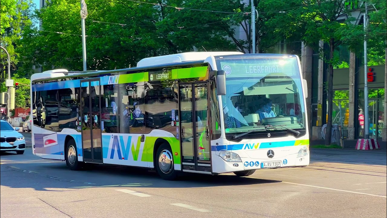 #209 Mercedes-Benz Citaro C2 Hybrid~ Kickdown Voith Sound |Regionalbus Augsburg •AVV Linie 210 (RBA)