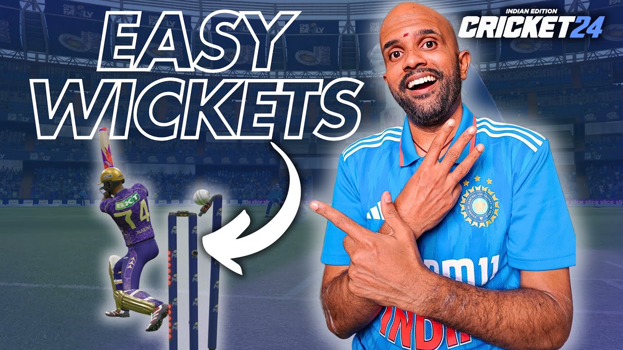 3 Ways To Take WICKETS in Cricket 24 || Must Watch ||