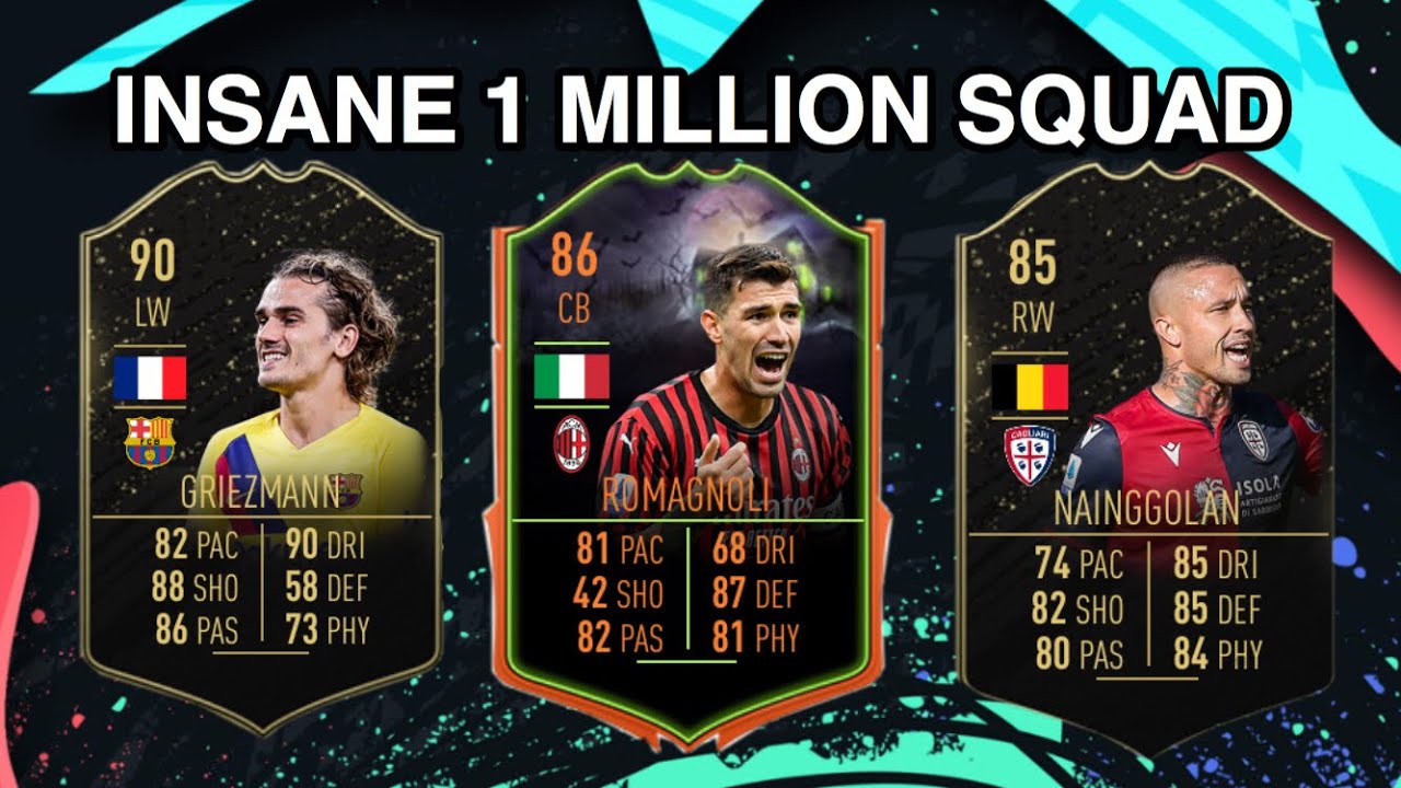 INSANE 1 MILLION HYBRID SQUAD BUILDER FIFA 20