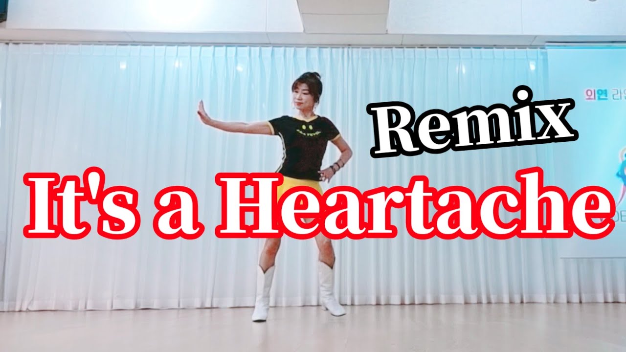 💃It's a Heartache Remix Line Dance/It's a Hot Ake Remix Line Dance/Yeonsinnae Studio 010 7551 318...