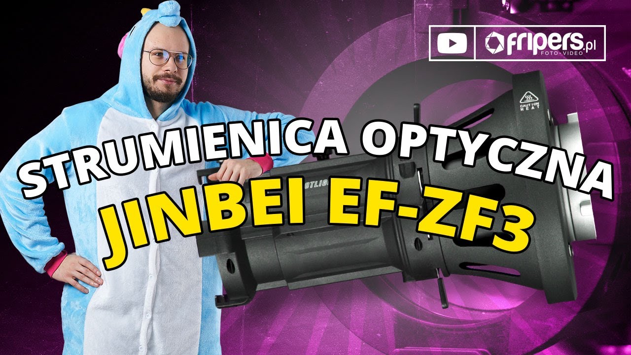 Niezbędny sprzęt w każdym studiu. Strumienica optyczna Jinbei EF-ZF3