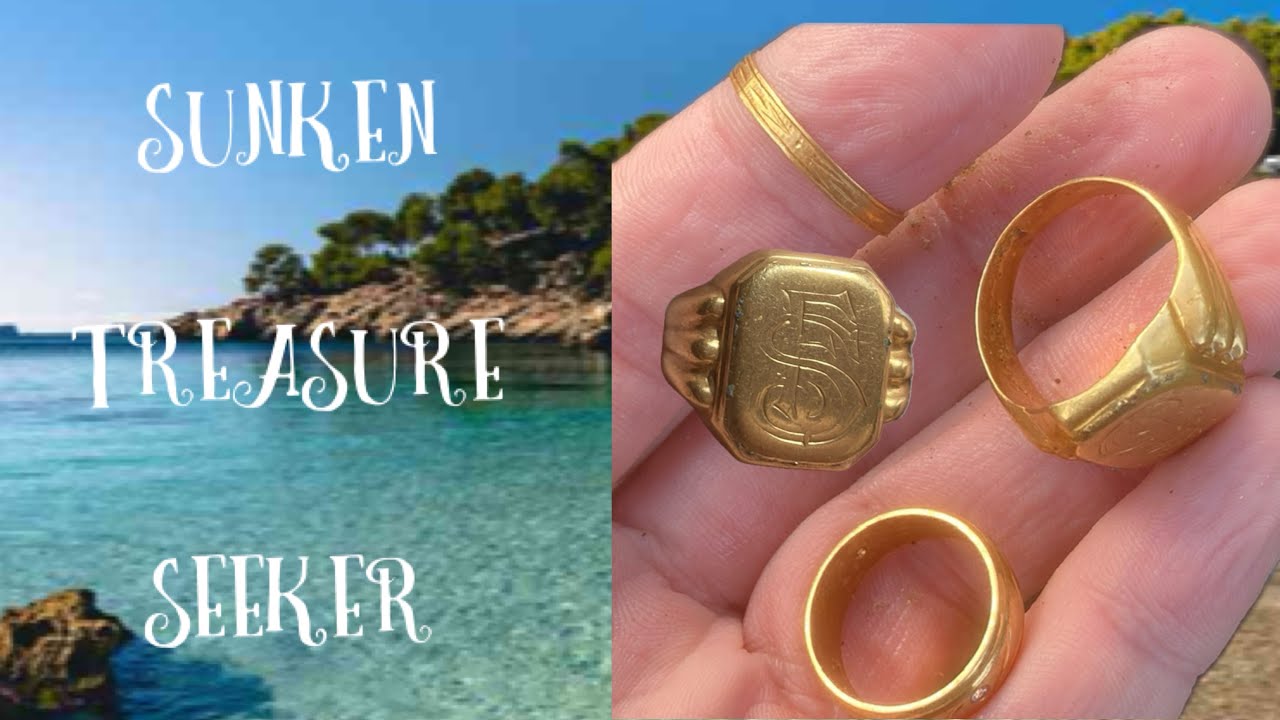 Underwater diving gold metal detecting! Austro-hungarian heavy ring with initials!! 😍😍😍