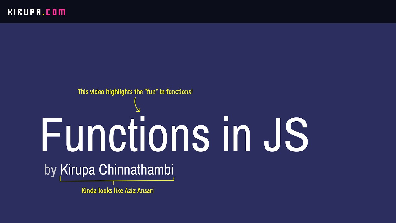 Functions in JavaScript