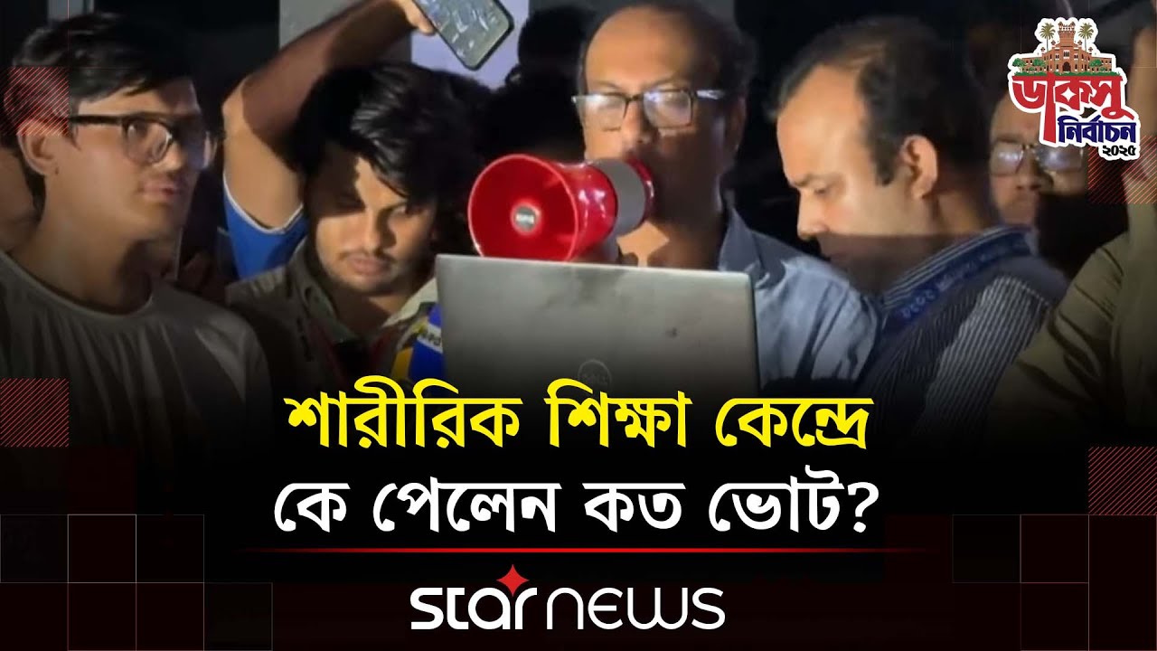 জগন্নাথ হলের ফল ঘোষণা, কে পেলেন কত ভোট? | DUCSU Election 2025 Result | Star News