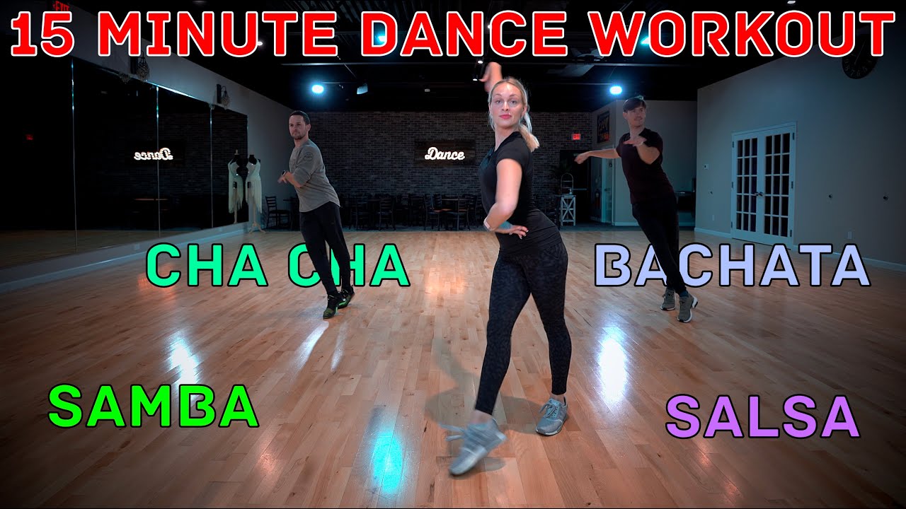 15 Minute Advanced Dance Workout - Samba, Cha Cha, Salsa, Bachata | Follow Along at Home