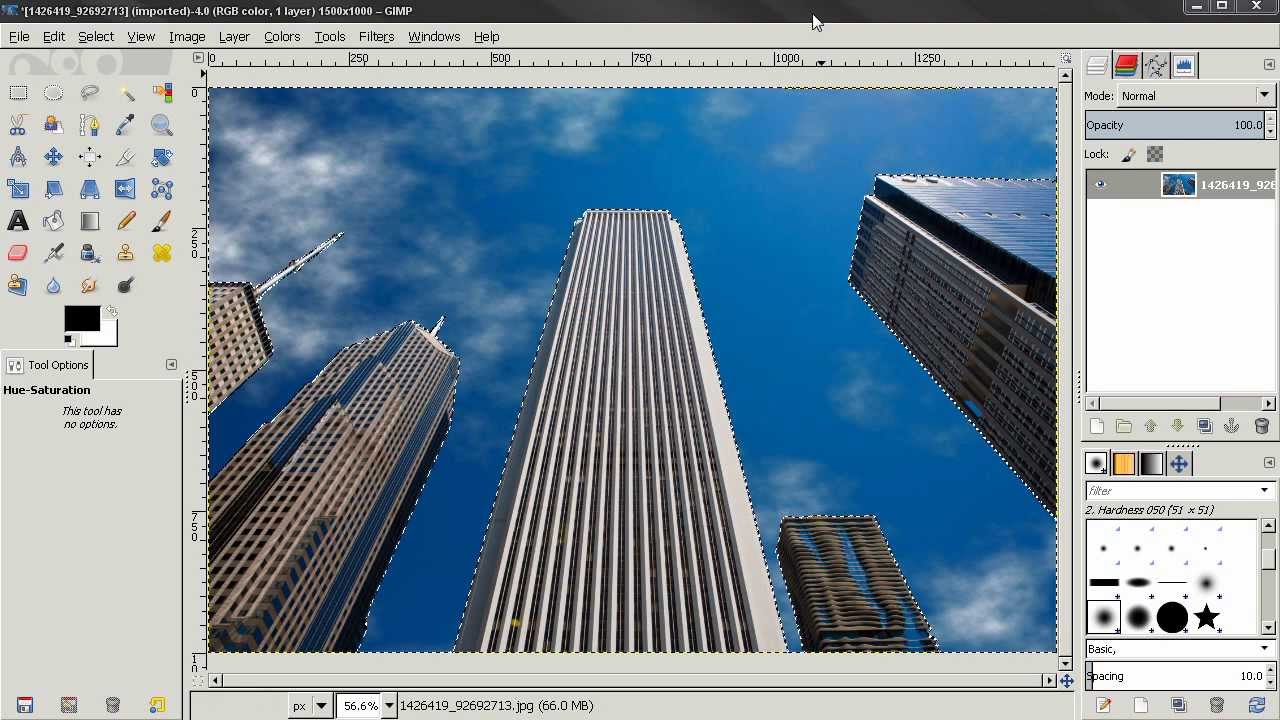 Create Clouds (G'MIC plugin) - GIMP Tutorial