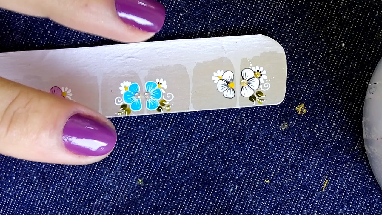 flor de canto para iniciante com margaridas - Passo a Passo
