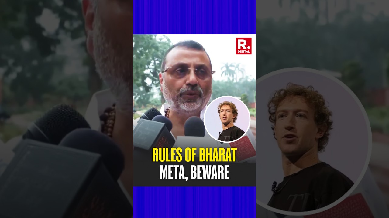 MP Nishikant Dubey says no protection for Meta under IT act