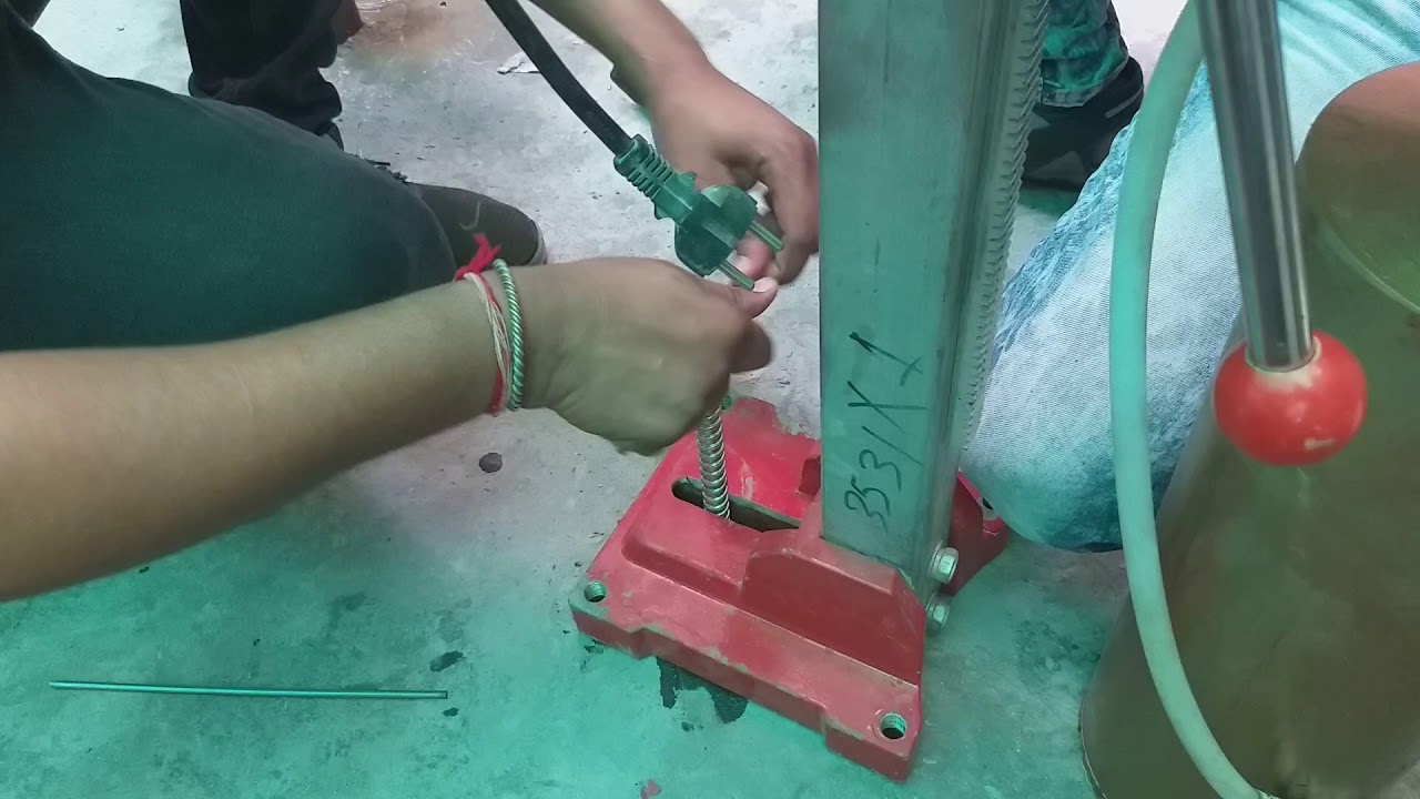 Core Cutting by Portable Core Drilling Machine