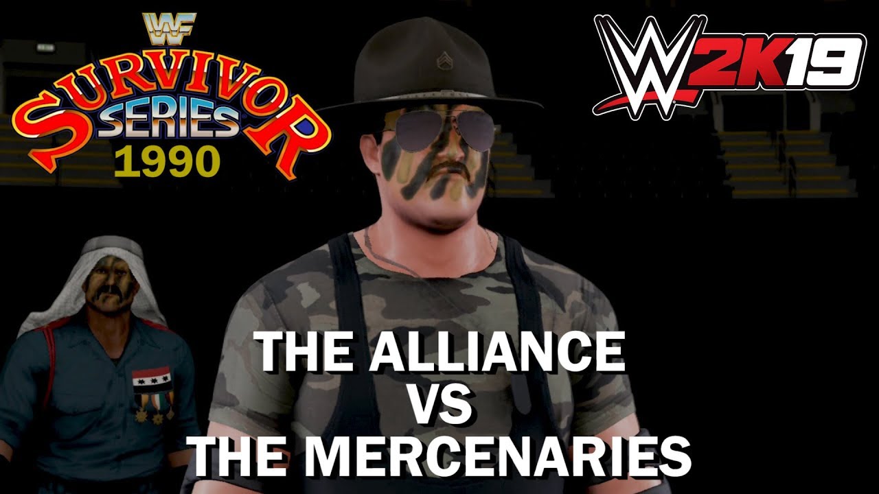 WWE 2K19 - The Alliance vs The Mercenaries - WWF Survivor Series 1990 Highlights